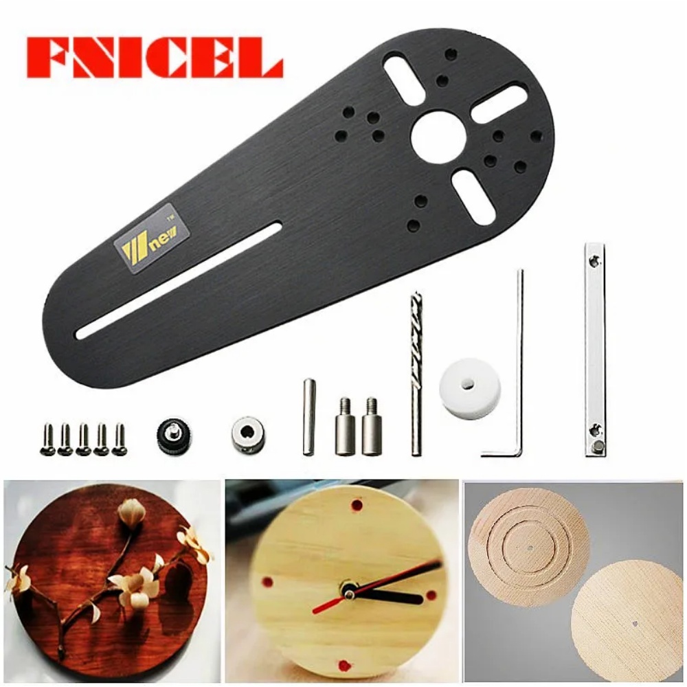 Dowel Jig Kit - ตัดวงกลม Jig สําหรับ Bosch Makita มือไฟฟ้า