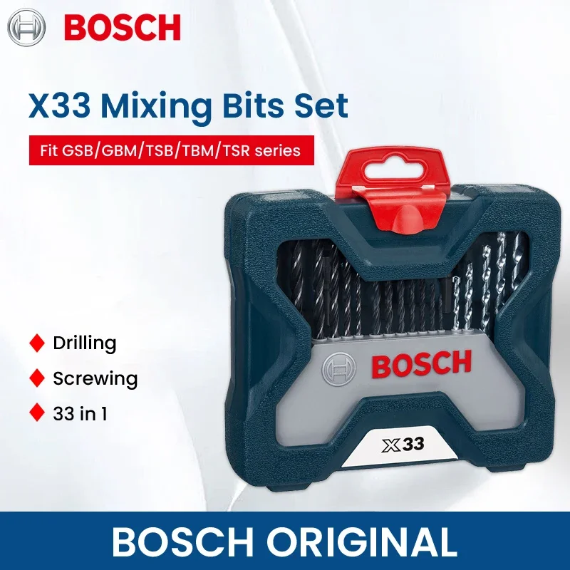 Tools Work - ชุดดอกสว่านและดอกไขควง Bosch X33 แบบมืออาชีพ 33 ชิ้น