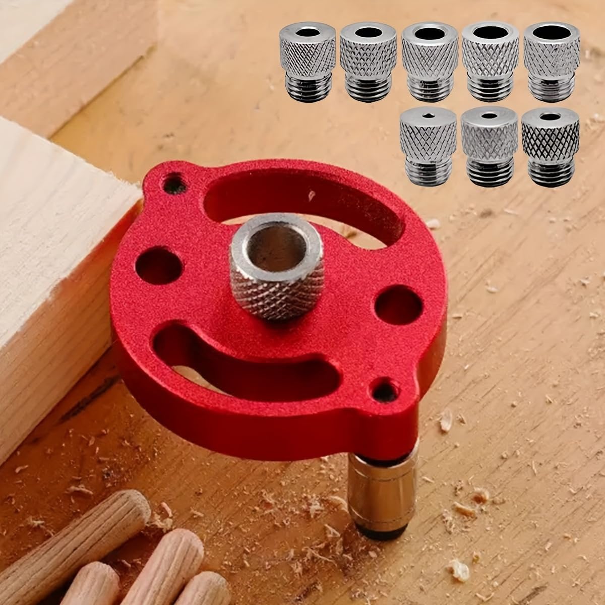 Dowel Jig Kit - Self Centering Doweling Jig,Self Center Dowel