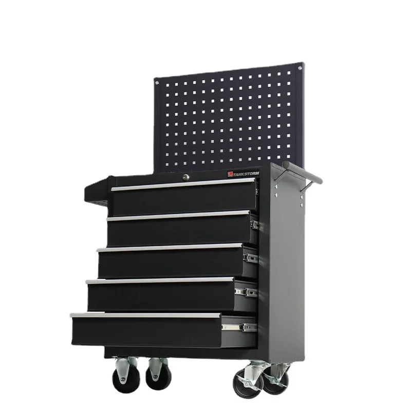 Workshop Tools Trolley - 2026 กล่องเครื่องมือแบบมีล้อเลื่อน 5 ลิ้นชัก สำหรับงานซ่อมบำรุงอเนกประสงค์ในโรงซ่อมรถยนต์และงานฮาร์ดแวร์