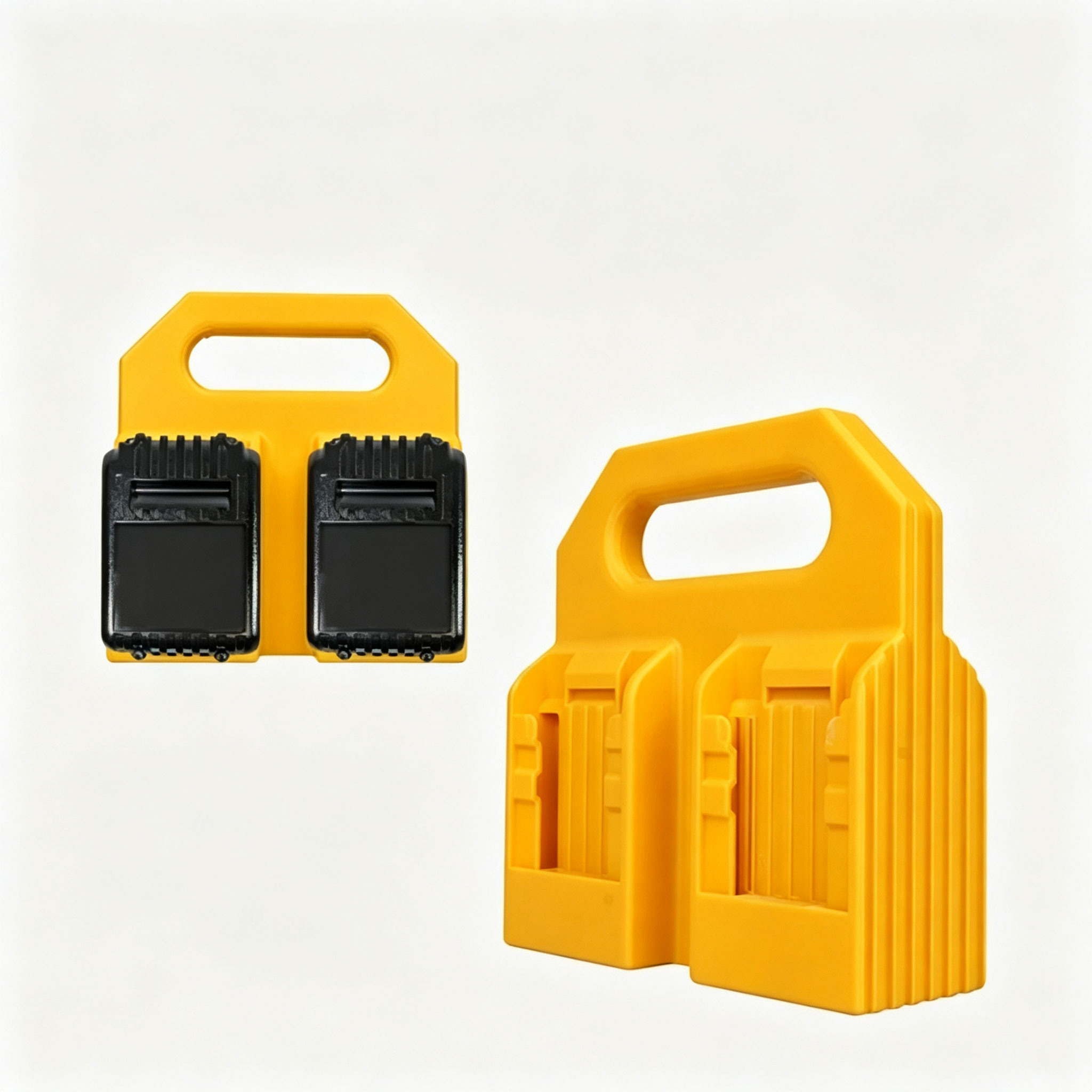 Workshop Electric Tools - ชุดที่เก็บแบตเตอรี่ 4 ชิ้น ใช้ได้กับแบตเตอรี่ลิเธียม Dewalt 20V