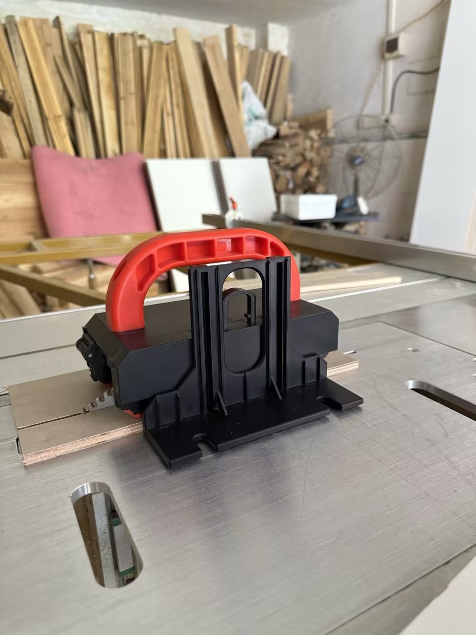 Router Table Insert - บล็อกดันสำหรับเลื่อยวงเดือน ปรับได้ อุปกรณ์เสริมงานไม้ ปลอดภัย มั่นคง ใช้ได้กับโต๊ะเราเตอร์