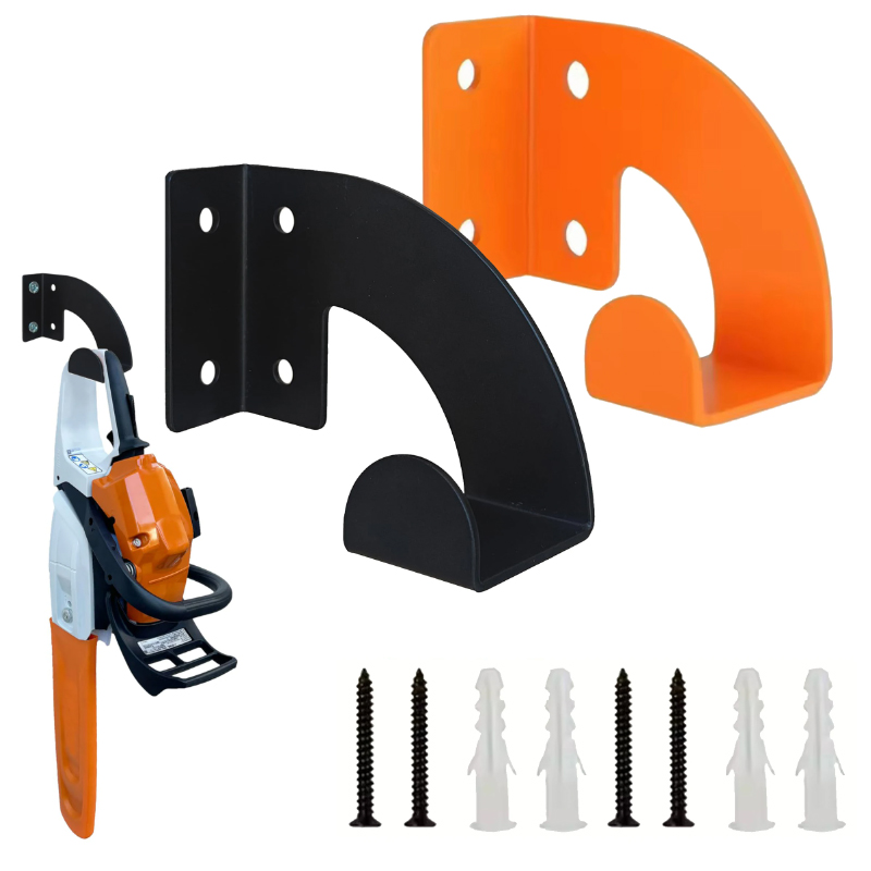 Workshop Tools Types - ที่แขวนเลื่อยโซ่โลหะแบบแขวนผนังสำหรับงานหนัก, ชั้นวางเก็บเครื่องมือในโรงงาน, ที่แขวนสำหรับเครื่องตัดหญ้าในสวน, เครื่องตัดหญ้า และกรรไกรตัดแต่งกิ่งไม้