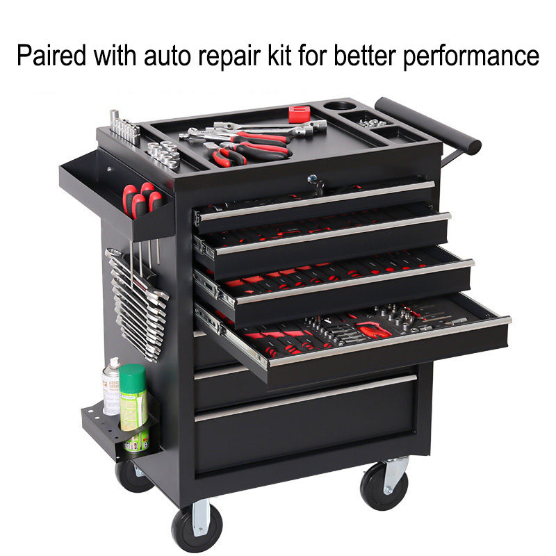 Workshop Tools Trolley - กล่องเครื่องมือแบบมีล้อเลื่อน 5 ลิ้นชัก สำหรับซ่อมรถยนต์ อเนกประสงค์ สำหรับงานซ่อมบำรุงในโรงงานและรถยนต์