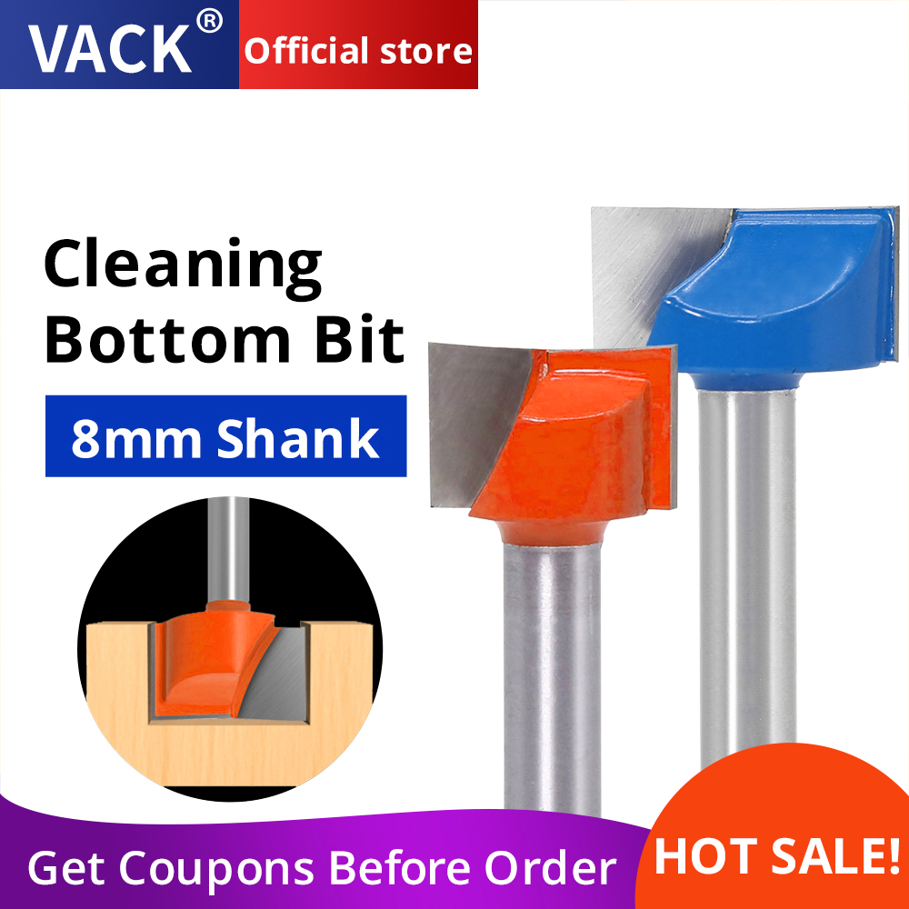 Workshop Cleaning Tools - กับกลับ6/8มม.ทำความสะอาดด้านล่างบิตแกะสลักตัดไม้คาร์ไบด์มิลลิ่ง Mill End 18มม.20มม.30มม.32มม.งานไม้เครื่องมือ
