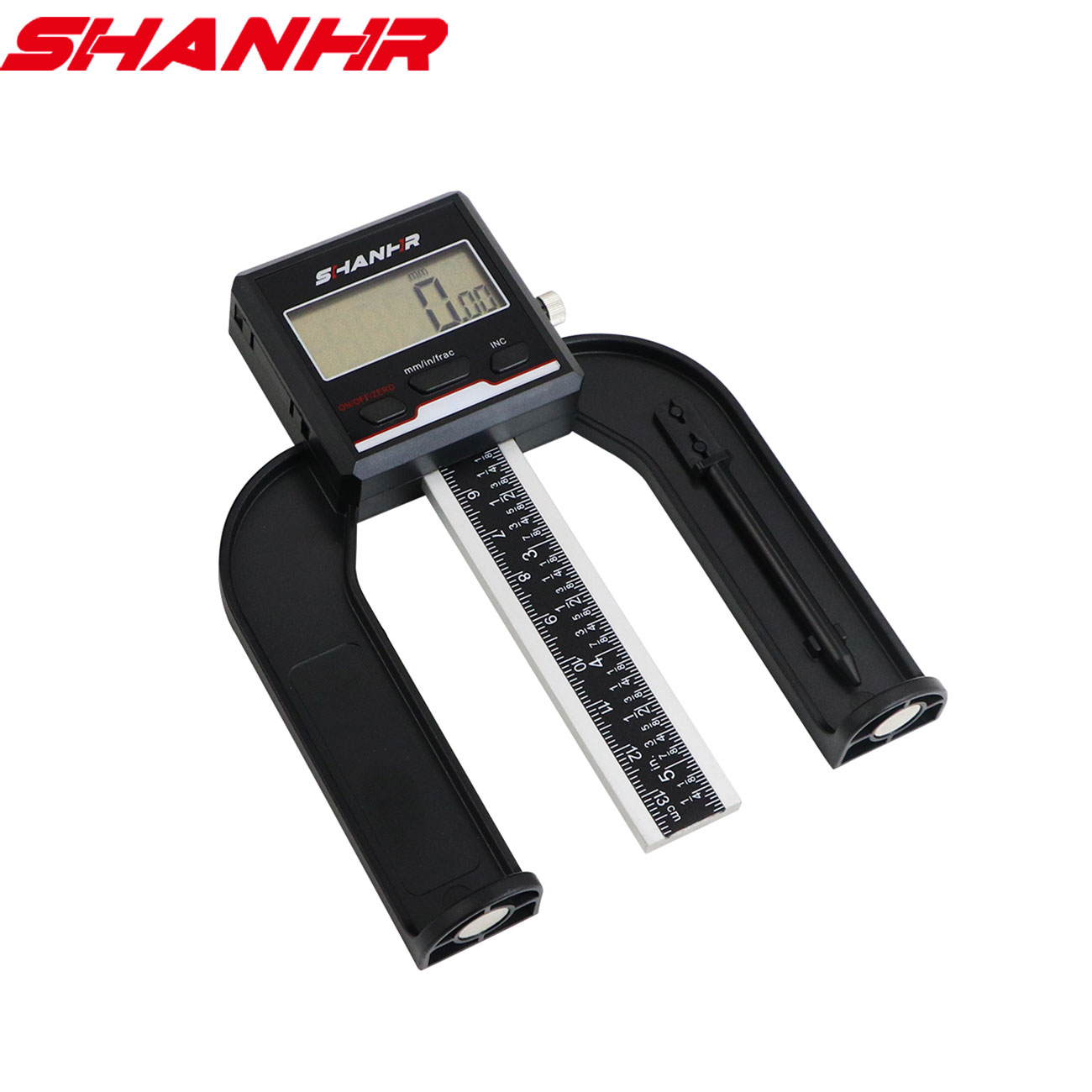 Router Table Insert - เกจวัดความสูงและความลึกดิจิตอลความแม่นยำสูง 0-80 มม. 3 1/8 นิ้ว