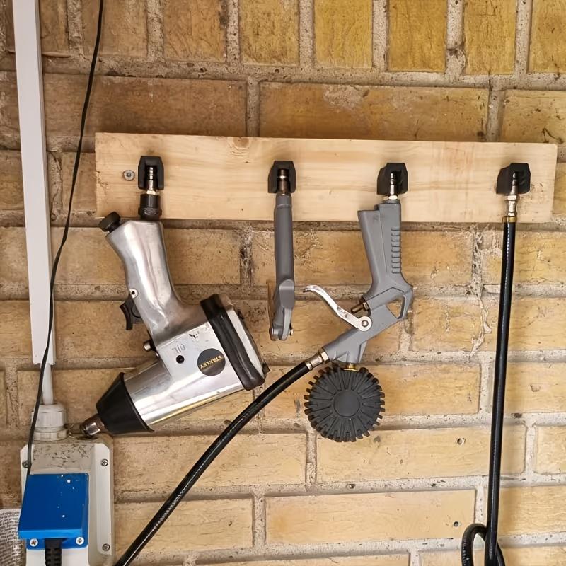 Workshop Tools Kit - ชุดที่แขวนเครื่องมือลมแบบติดผนัง 4 ชิ้น ผลิตด้วยเทคโนโลยี 3 มิติ