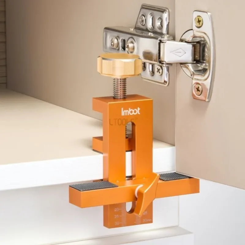 Dowel Jig Kit - ตัวยึดจับประตูตู้แบบปรับได้สำหรับติดตั้งแผงประตูตู้อย่างรวดเร็วตัวยึดยึดสำหรับงานไม้ตัวจับยึดอลูมิเนียม