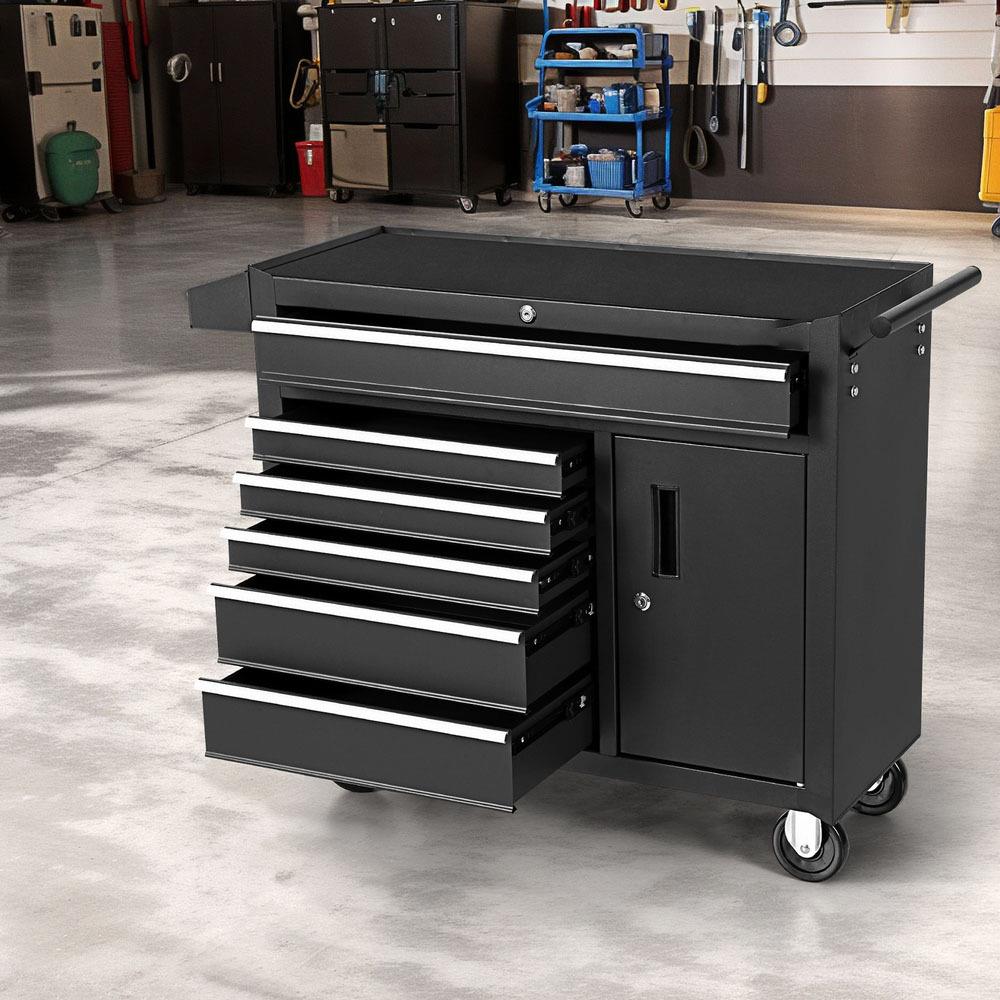 ตู้เก็บเครื่องมือแบบมีล้อเลื่อ - Workshop Tools Trolley บทวิจารณ์และราคา