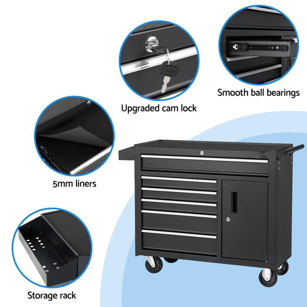 ตู้เก็บเครื่องมือแบบมีล้อเลื่อ - Workshop Tools Trolley บทวิจารณ์และราคา