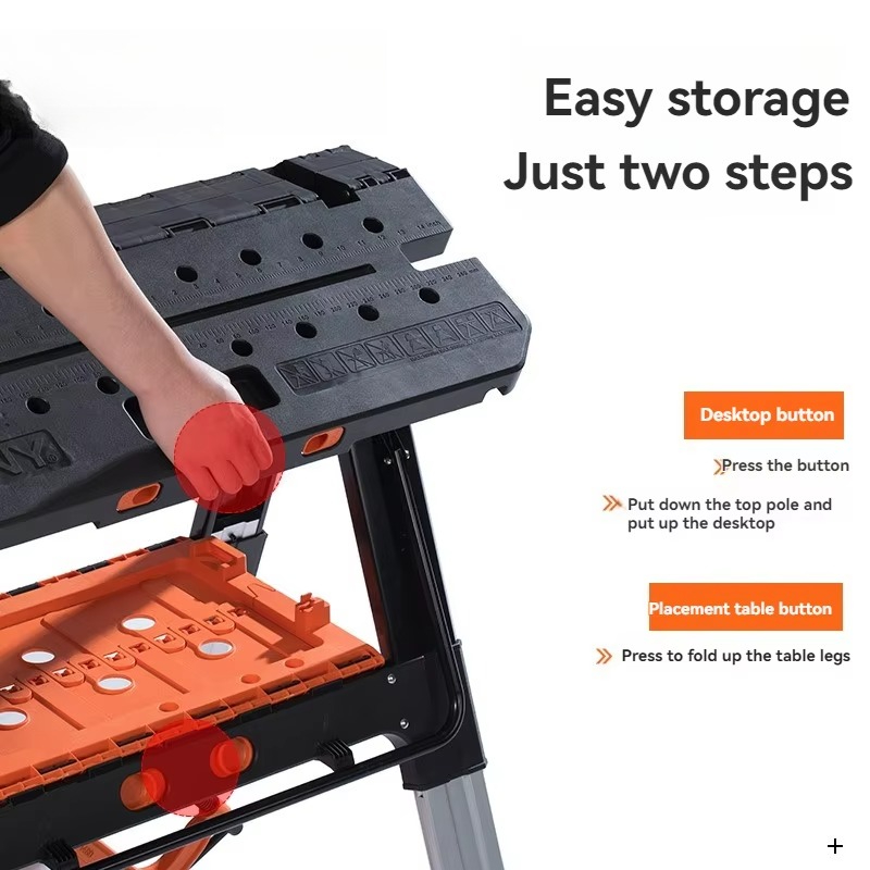 โต๊ะทำงานพับได้แบบพกพาพร้อมแท่ - Workbench Portable Fold บทวิจารณ์และราคา