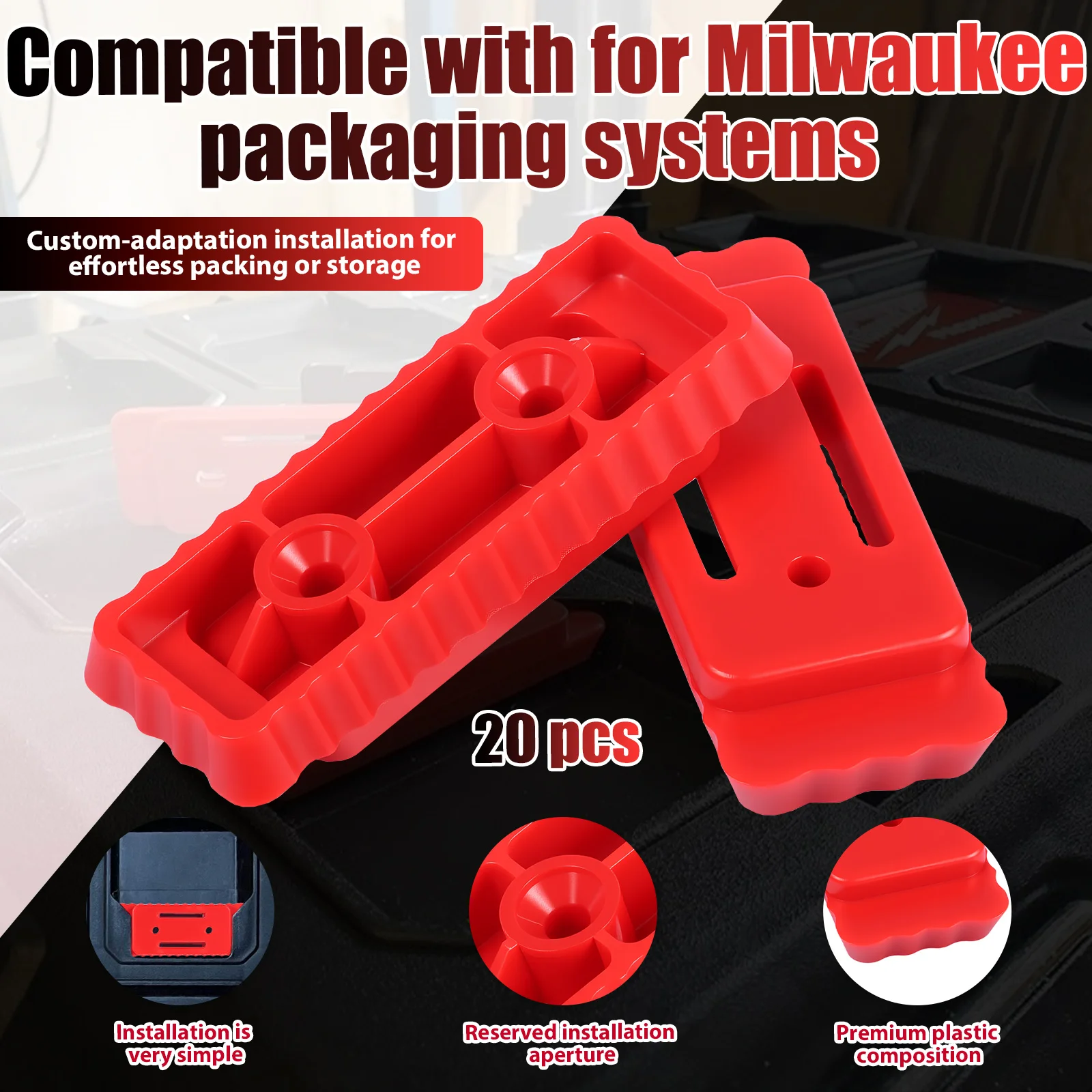 ขาตั้ง 20 ชิ้นสำหรับระบบ Milwa - Workshop Electric Tools บทวิจารณ์และราคา