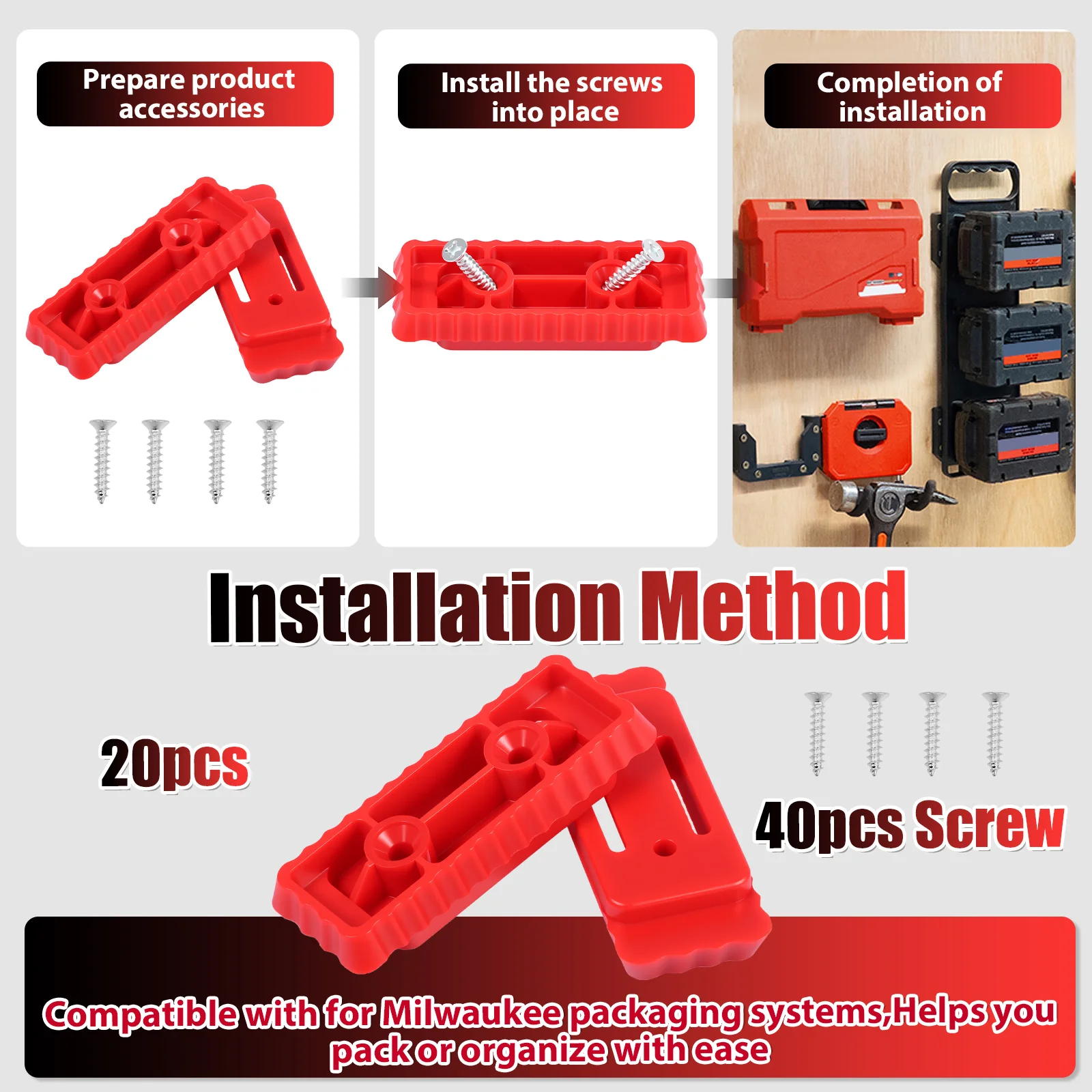 ขาตั้ง 20 ชิ้นสำหรับระบบ Milwa - Workshop Electric Tools บทวิจารณ์และราคา