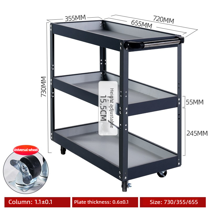 รถเข็นเครื่องมือช่างพร้อมล้อ ก - Workshop Tools Trolley บทวิจารณ์และราคา
