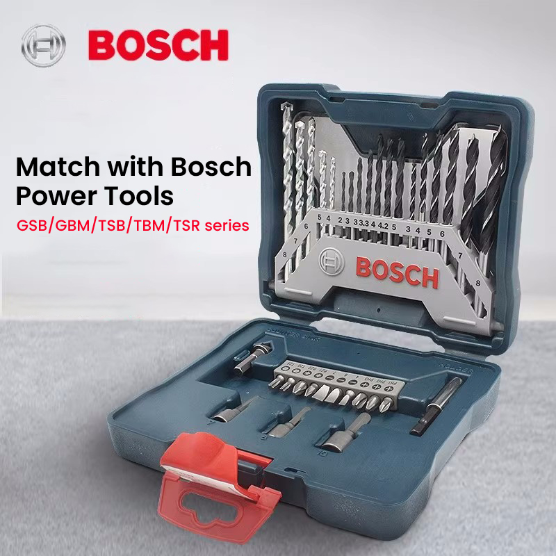 ชุดดอกสว่านและดอกไขควง Bosch X - Tools Work บทวิจารณ์และราคา