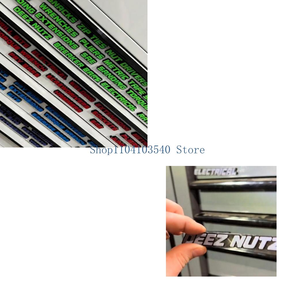 02DC โรงรถเครื่องมือ ป้ายกาว 3 - Workshop Tools Name บทวิจารณ์และราคา