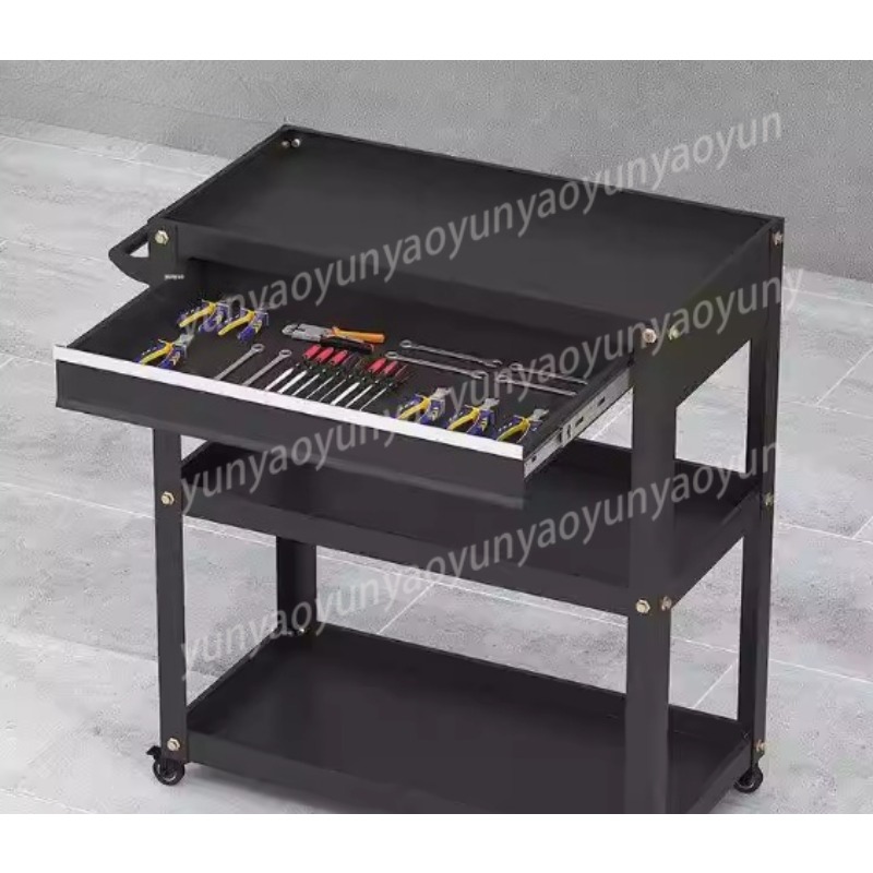 รถเข็นอเนกประสงค์ 3 ชั้น แบบ H - Workshop Tools Trolley บทวิจารณ์และราคา