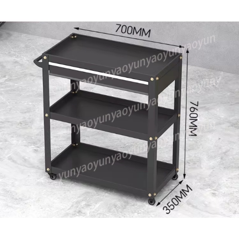 รถเข็นอเนกประสงค์ 3 ชั้น แบบ H - Workshop Tools Trolley บทวิจารณ์และราคา