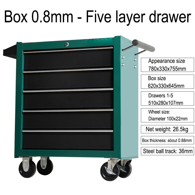 กล่องเครื่องมือแบบมีล้อเลื่อน  - Workshop Tools Trolley บทวิจารณ์และราคา