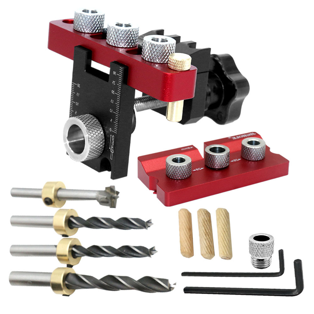 ชุดเครื่องมือเจาะรูไม้แบบปรับไ - Dowel Jig Kit บทวิจารณ์และราคา