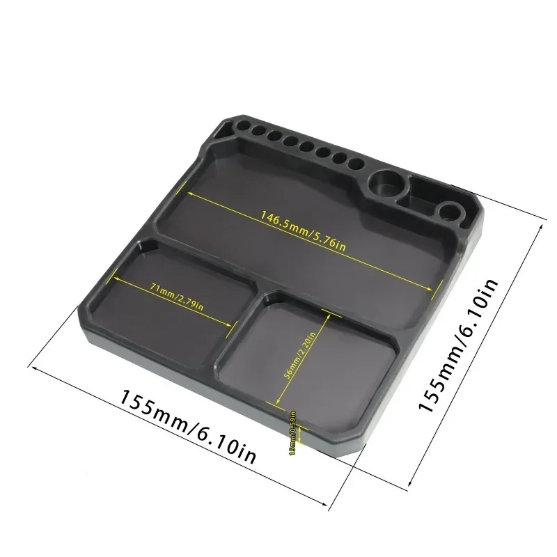 ถาดใส่ชิ้นส่วนซิลิโคนพร้อมแท่น - Magnetic Parts Tray บทวิจารณ์และราคา