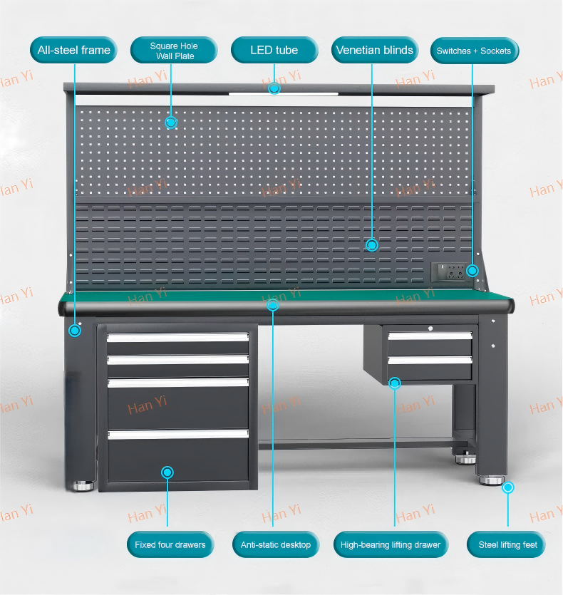 ตู้เก็บของโลหะอุตสาหกรรม 5 ลิ้ - Workshop Tools Trolley บทวิจารณ์และราคา