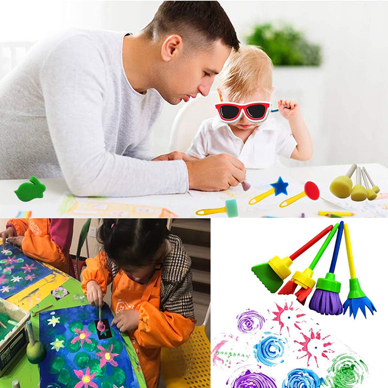 เด็กวาดฟองน้ําของเล่นศิลปะหัตถ - Tools Workshop Kids บทวิจารณ์และราคา