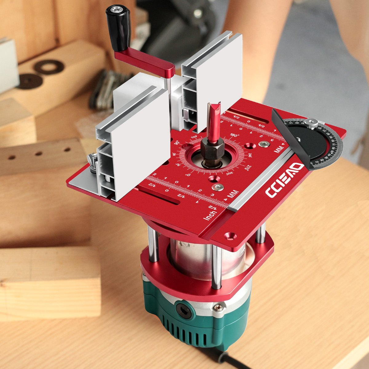 ชุดแผ่นแทรกโต๊ะเราเตอร์อะลูมิเ - Router Table Insert บทวิจารณ์และราคา