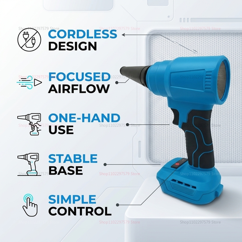 เครื่องเป่าลมไร้สาย 18V แบบไร้ - Workshop Electric Tools บทวิจารณ์และราคา