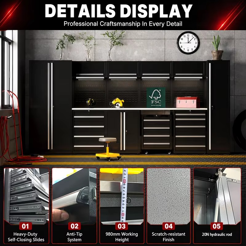ชุดตู้เก็บเครื่องมือสำหรับเวิร - Workshop Tools Trolley บทวิจารณ์และราคา