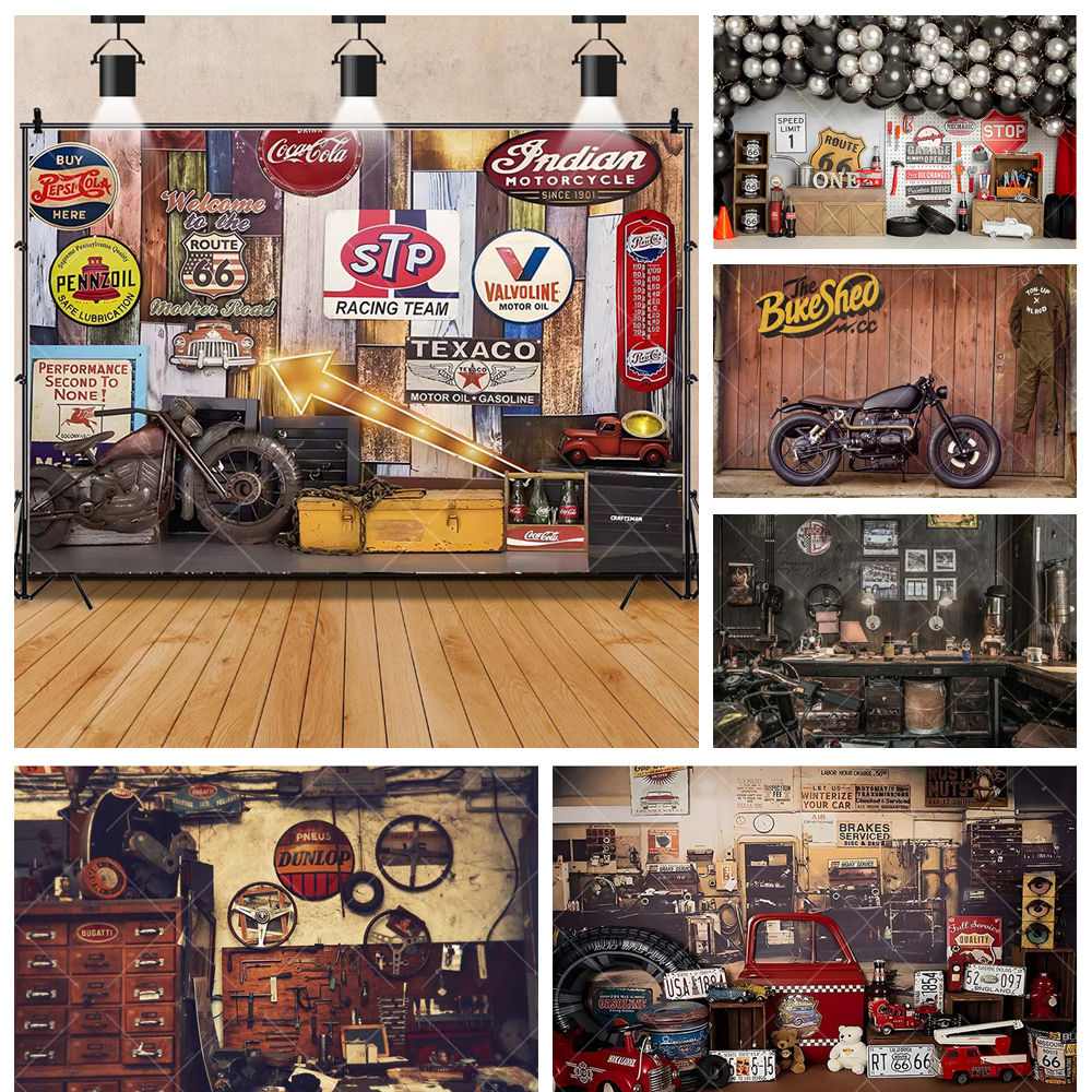 Retro รถจักรยานยนต์ซ่อมรถยนต์โ - Tools Workshop Kids บทวิจารณ์และราคา