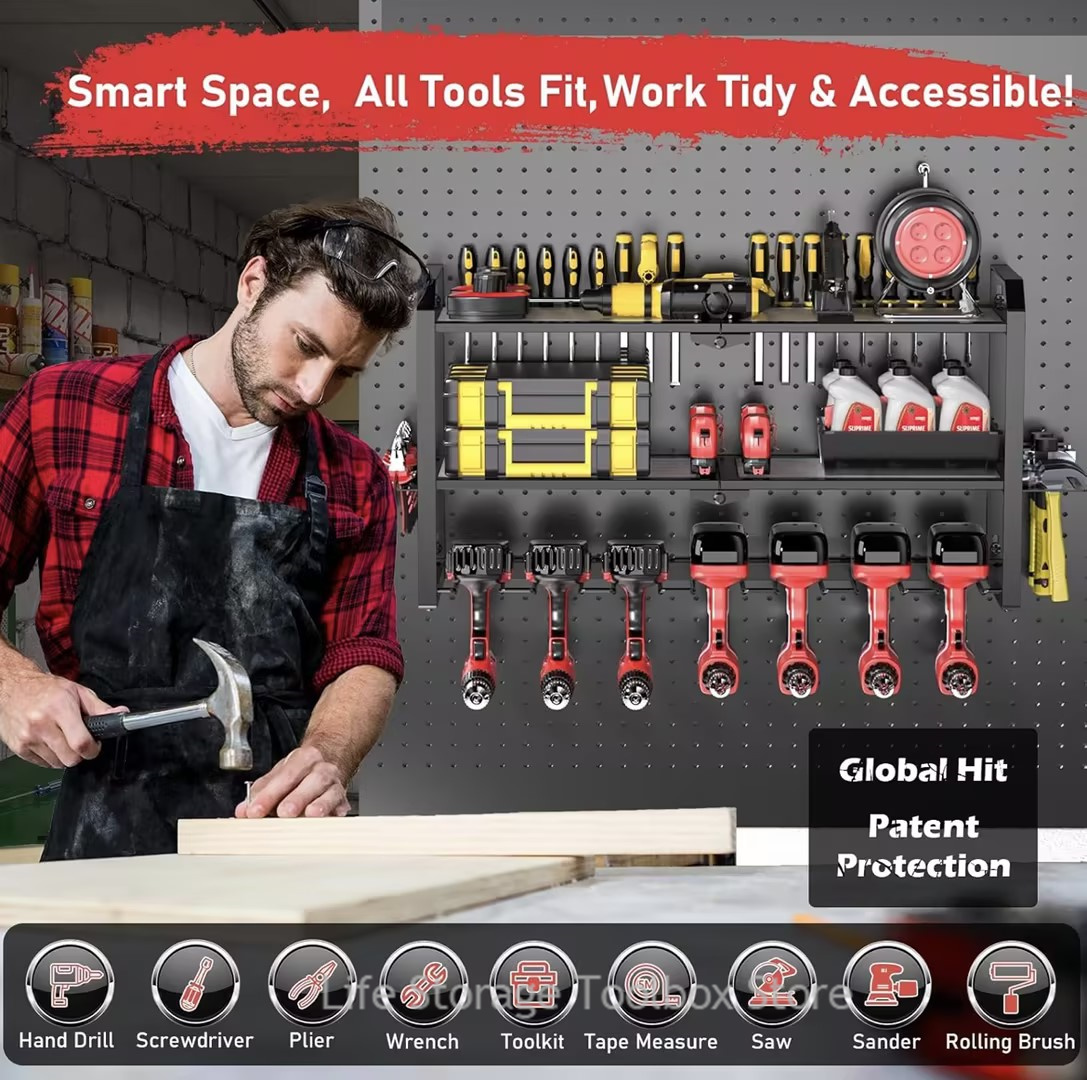 ชั้นวางอุปกรณ์ติดผนังอเนกประสง - Workshop Electric Tools บทวิจารณ์และราคา