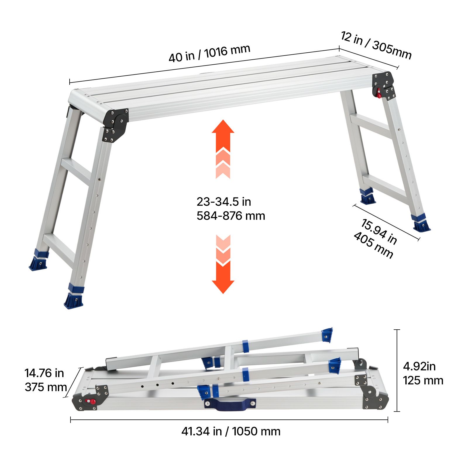 แท่นทำงานแบบพับได้ ปรับความสูง - Workbench Portable Fold บทวิจารณ์และราคา